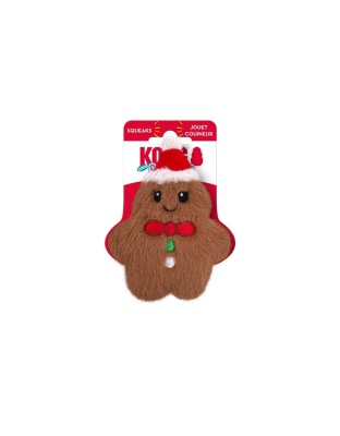 KONG Holiday Snuzzles Mini Gingerbread Brown XS
