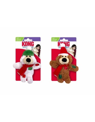 KONG Holiday Softies Bear Assorted