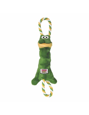 KONG(R) Tugger Knots Frog Dog Rope Toy Medium/Large