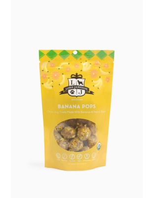 Lord Jameson Banana Pops Organic Soft & Chewy Dog Treats 6oz