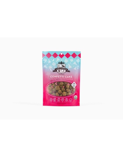 Lord Jameson Confetti Cake Organic Soft & Chewy Dog Treats Small Breed 3oz