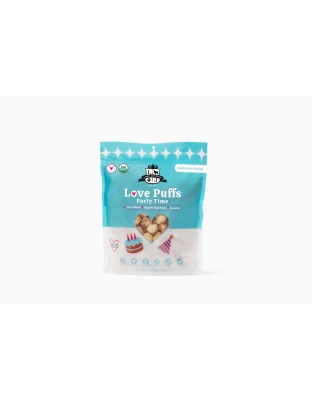 Lord Jameson Love Puffs Party Time Organic Crunchy Dog Treats 4oz
