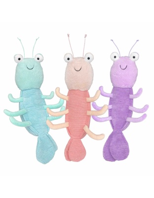 Multipet Margaritaville(R) Jumbo Shrimp Plush Dog Toy Assorted 20"