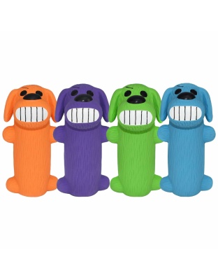 Multipet Minipet LOOfA(R) Latex Dog Chew Toy Assorted Colors 5"