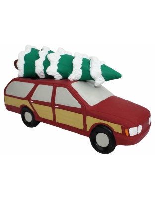 Multipet Station Wagon w/ Christmas Tree Size: 7.5"