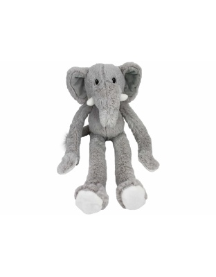 Multipet Swingin' Safari Elephant Plush Dog Toy 19"