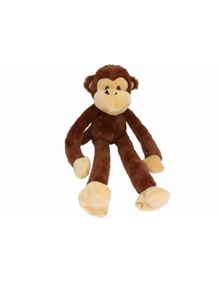 Multipet Swingin' Safari Monkey Plush Dog Toy 19"