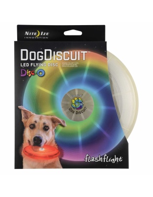 Nite Ize Flashflight Dog Discuit LED Flying Disc - Disc-O