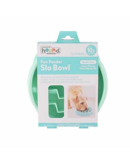 Outward Hound Fun Feeder Wave Mint Small