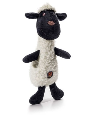 Outward Hound Scruffles Plush Dog Toy Lamb Small