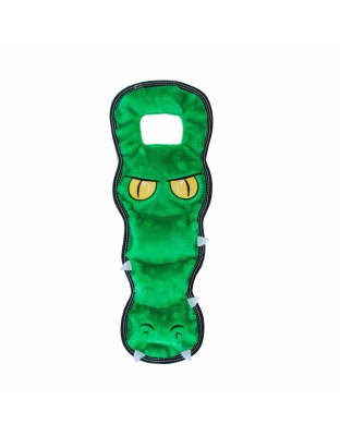 Outward Hound Tough Seamz Gator Durable Plush Dog Toy Large
