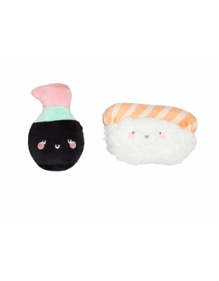 Pearhead Soy Sauce and Sushi Cat Toy Set 2pc