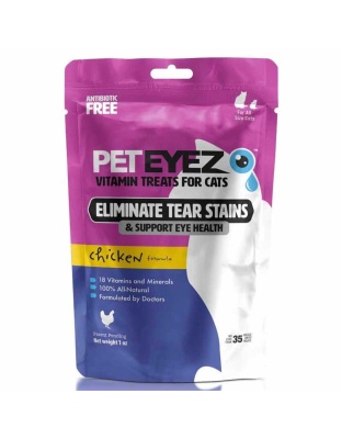 Pet Eyez Vitamin Treats for Cats Chicken Formula 1oz