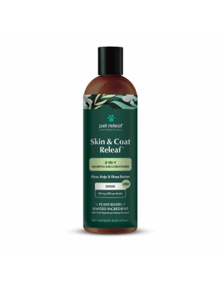 Pet Releaf Skin and Coat Releaf 2-in-1 Shampoo & Conditioner 100 MG CBD