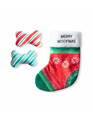 PetShop by Fringe Studio Merry Woofmas Hide & Seek Plush Dog Toy
