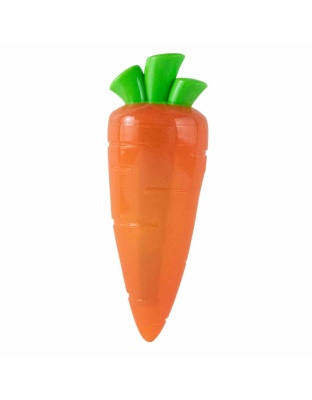 Petstages Crunch Veggies Carrot Dog Toy Orange Large