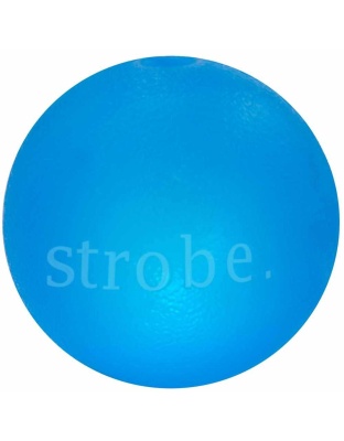 Blue - Planet Dog Orbee-Tuff Strobe Ball Light Up Dog Toy