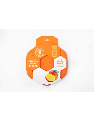 Project Hive Sweet Mango Scent Hive Disc & Lick Mat Orange