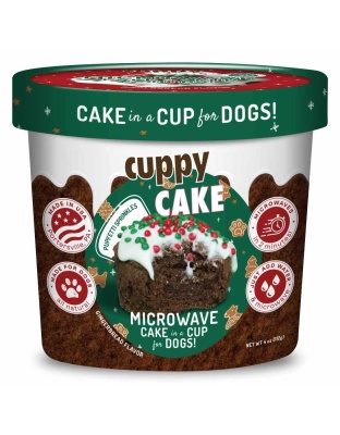 Puppy Cake Cuppy Cake Mix Gingerbred with Pupfetti Sprinkles