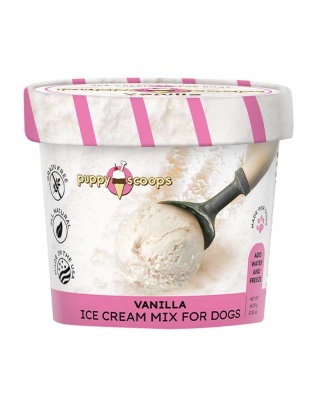 Puppy Cake Puppy Scoops Ice Cream Mix Vanilla Cup Small 2.32oz