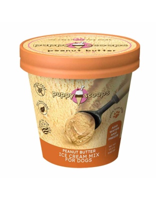 Puppy Cake Scoops Ice Cream Mix Peanut Butter Pint Large 4.65oz