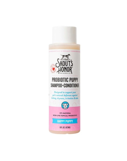 Skout's Honor Probiotic Shampoo + Conditioner Happy Puppy 16 oz