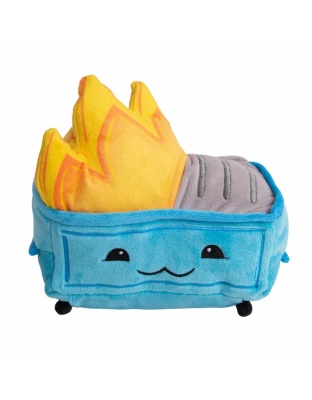 SnugArooz Dumpster Fire Plush Dog Toy 6.5"