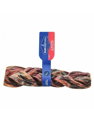 Barkworthies Beef Gullet - Braided  - 6'' Individual