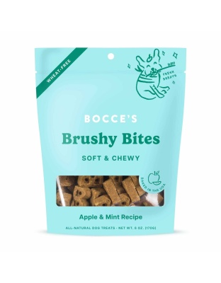 Bocce's Bakery Dailies Brushy Bites Soft & Chewy Dog Treats 6oz