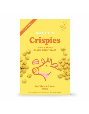 Bocce's Bakery Liver + Cheese Crispies Dog Treats 10oz