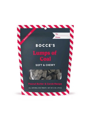 Bocce's Bakery Lumps of Coal Soft & Chewy Dog Treats