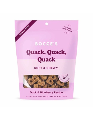 Bocce's Bakery Quack Quack Quack Soft & Chewy Dog Treats 6oz