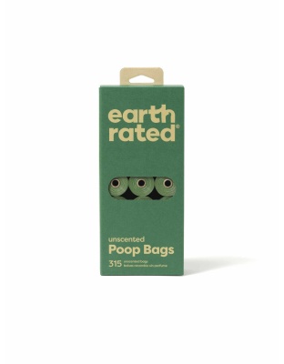 Earth Rated Unscented Poop Bags 315ct on 21 Refill Rolls