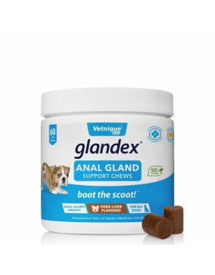 Glandex Pork Liver Soft Chews  Jar - 60ct