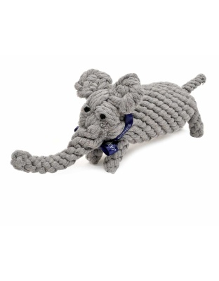 Jax & Bones Coco the Elephant Rope Dog Toy  - Large 10"