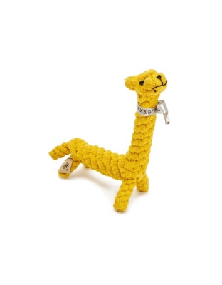 Jax & Bones Jerry the Giraffe Dog Rope Toy  - Small 9"