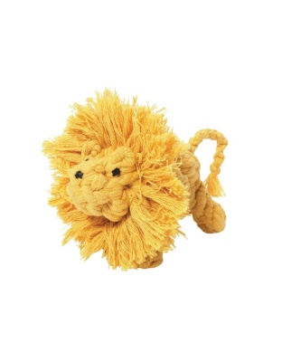 Jax & Bones Larry the Lion Rope Dog Toy Large 6"