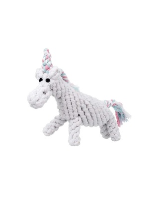 Jax & Bones Unicorn Rope Dog Toy 8"