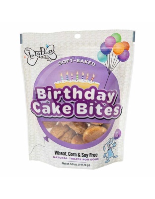 Lazy Dog Birthday Cake Bites Dog Treat 5oz