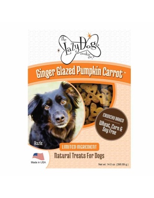 Lazy Dog Ginger Glazed Pumpkin Carrot Dog Treat 14oz