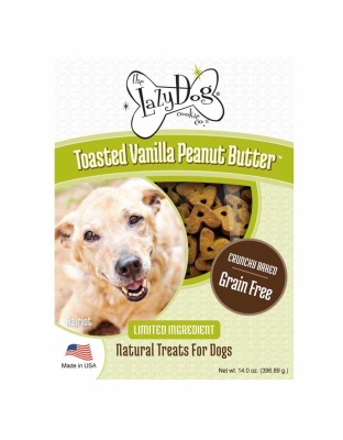 Lazy Dog Toasted Vanilla Peanut Butter Dog Treat 14oz
