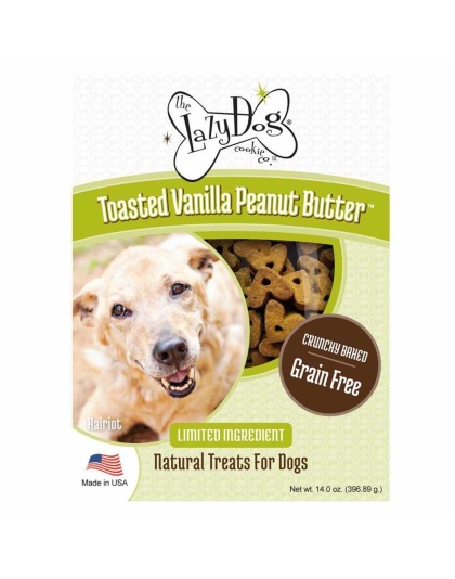 Lazy Dog Toasted Vanilla Peanut Butter Dog Treat 14oz