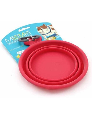 Watermelon - Messy Mutts Silicone Collapsible Bowl  - Small