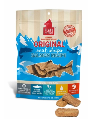 Plato Original Real Strips Salmon  - 18oz