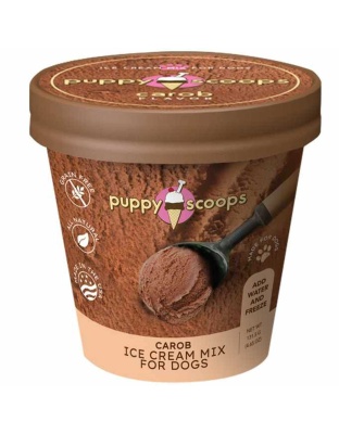 Puppy Cake Scoops Ice Cream Mix Carob Pint Large 4.65oz