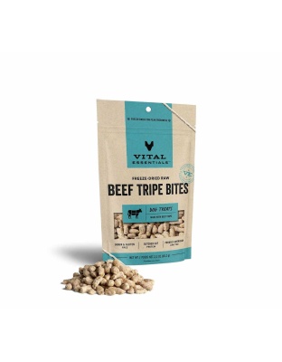 Vital Essentials(R) Freeze-Dried Beef Tripe Bites Dog Treats, - 2.3 oz