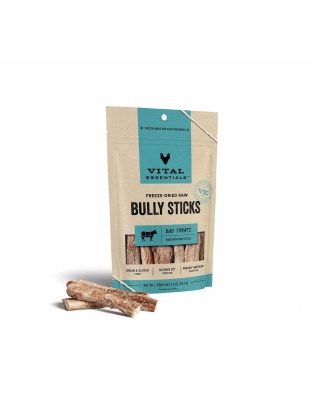 Vital Essentials(R) Freeze-Dried Bully Sticks Dog Treats, 1.4 oz