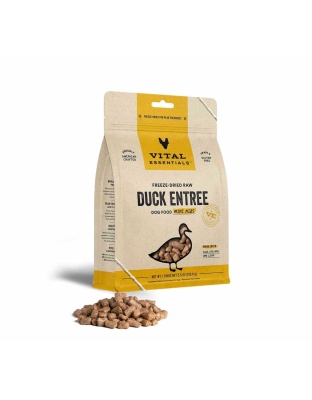 Vital Essentials(R) Freeze-Dried Raw Duck Entree Dog Food Mini Nibs,  - 5.5 oz
