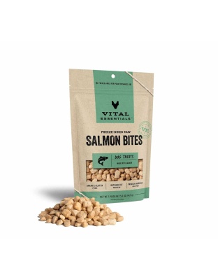 Vital Essentials(R) Freeze-Dried Raw Salmon Bites Dog Treats - 5 oz