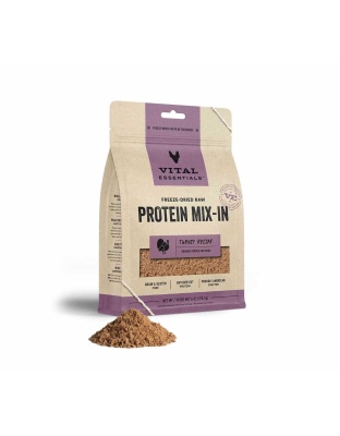 Vital Essentials(R) Freeze-Dried Raw Turkey Protein Mix-In Ground Topper for Dogs,  - 6 oz